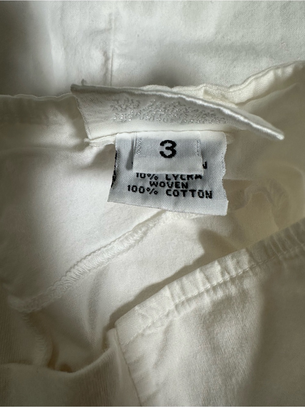 LUNALUZ White Cotton Wide Leg Palazzo Pants / Culottes – Size 3 - Picture 11 of 14